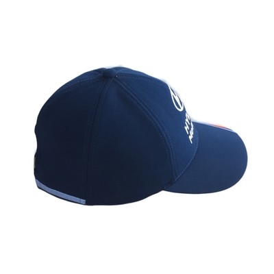 OEM bordado de carreras de béisbol gorras ajustables de seis paneles de perfil bajo