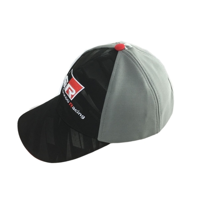 Sombreros de carreras bordados personalizados de tamaño ajustable de 6 paneles Sombreros de béisbol duraderos