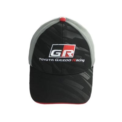 Sombreros de carreras bordados personalizados de tamaño ajustable de 6 paneles Sombreros de béisbol duraderos