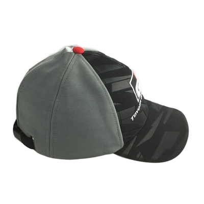 Sombreros de carreras bordados personalizados de tamaño ajustable de 6 paneles Sombreros de béisbol duraderos