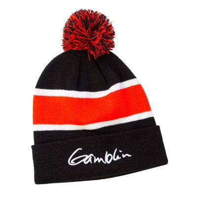 Confortables sombreros con gorro de acrílico Impresos personalizados sombreros con gorro de acrílico Pom Pom On Top