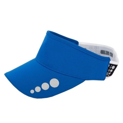 100% malla de poliéster protección solar visor sombrero respirable antimicrobiano