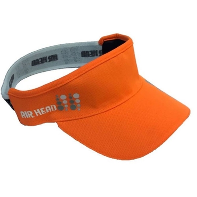 100% malla de poliéster protección solar visor sombrero respirable antimicrobiano