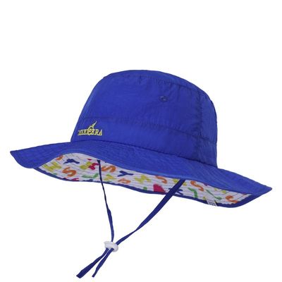 30+ los 58cm ULTRAVIOLETA azul Safari Sun Protection Bucket Hat con la aleta del cuello