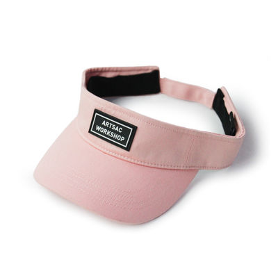 Logotipo rosado ajustable de la impresión del bordado de los casquillos de la visera de los 58cm