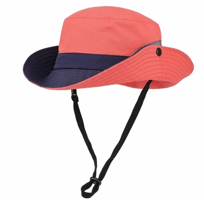 sombrero bordado los 61cm del cubo para el sombrero del cubo de Boonie de las mujeres de la caza que acampa