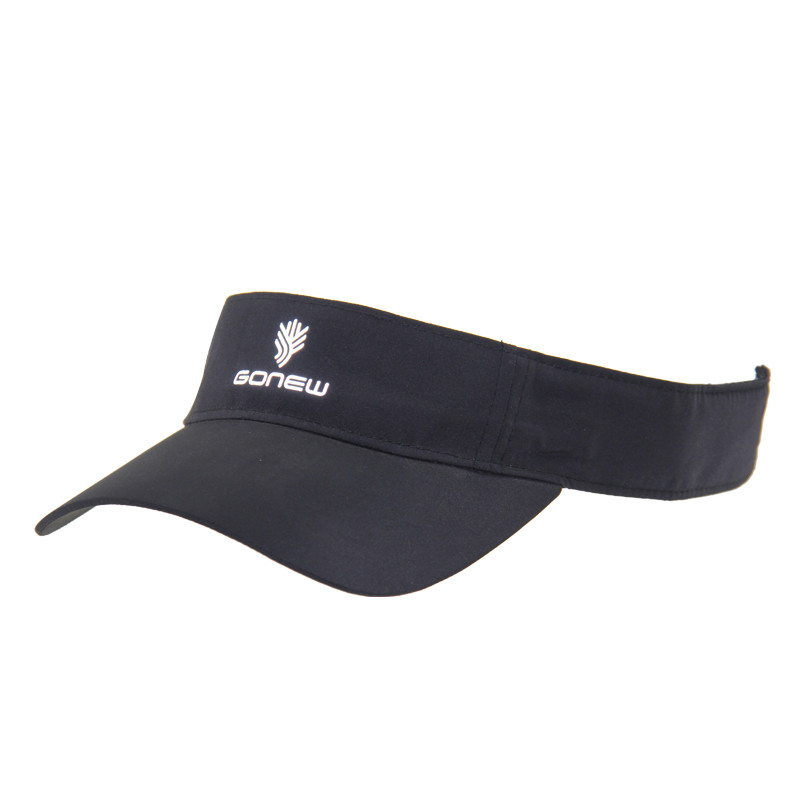 Visor solar para mujer de microfibra de peso ligero con impresión reflectante