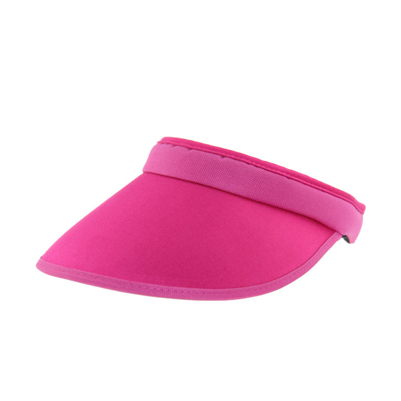 OEM ODM de algodón de borde ancho visor de sombrero clip de estilo de diseño duradero