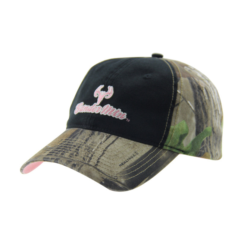 6 paneles Camuflaje bordado gorras de béisbol al aire libre, sombreros de caza ajustables unisex de perfil bajo