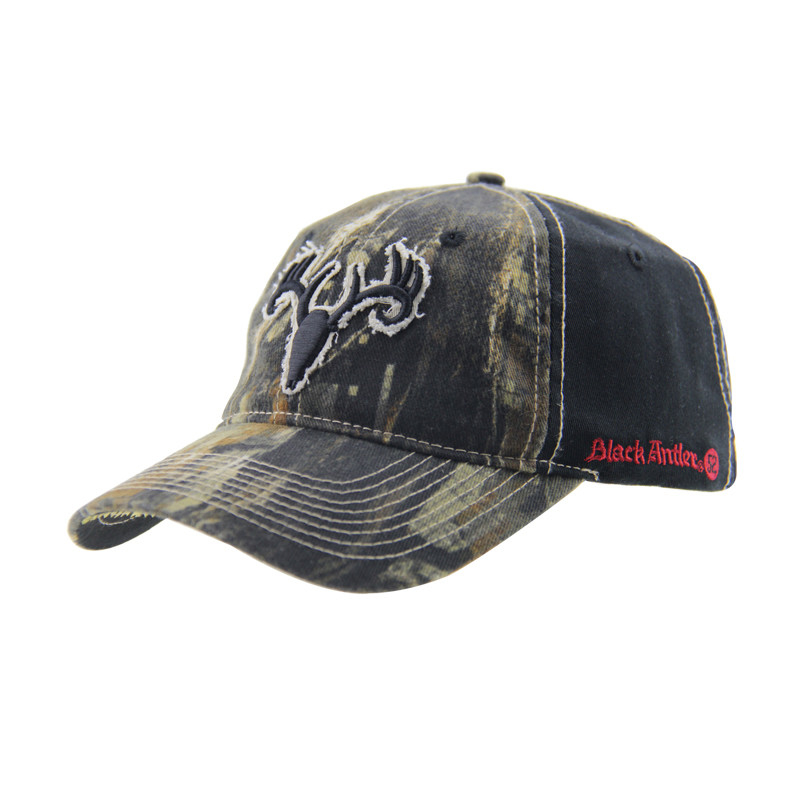 6 paneles Camuflaje bordado gorras de béisbol al aire libre, sombreros de caza ajustables unisex de perfil bajo