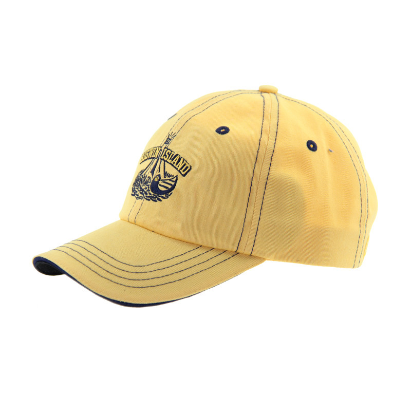 Básico 6 panel de algodón bordado gorras de béisbol, de perfil bajo Sandwich ajustable gorras de hombres y mujeres
