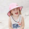 Sombreros al aire libre del cubo de los bebés del ODM del OEM los 45cm 100% poliésteres respirables