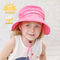 Sombreros ultravioleta de Sun de 50+ UPF de los niños anchos resistentes ULTRAVIOLETA del borde con la aleta los 43cm del cuello los 55cm