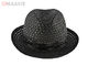 rafia unisex Straw Bucket Hat For Summer del peso ligero de los 58cm al aire libre