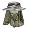 sombrero unisex del cubo de la protección ULTRAVIOLETA al aire libre de los 62cm UPF 50+ con la cubierta del cuello