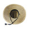 Hierba de Straw Sun Hats Natural Hollow de la playa de la resaca del ODM para las mujeres del hombre