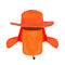 Sombrero ULTRAVIOLETA de la protección de los sombreros los 60cm para mujer al aire libre de Sun con la cubierta del cuello